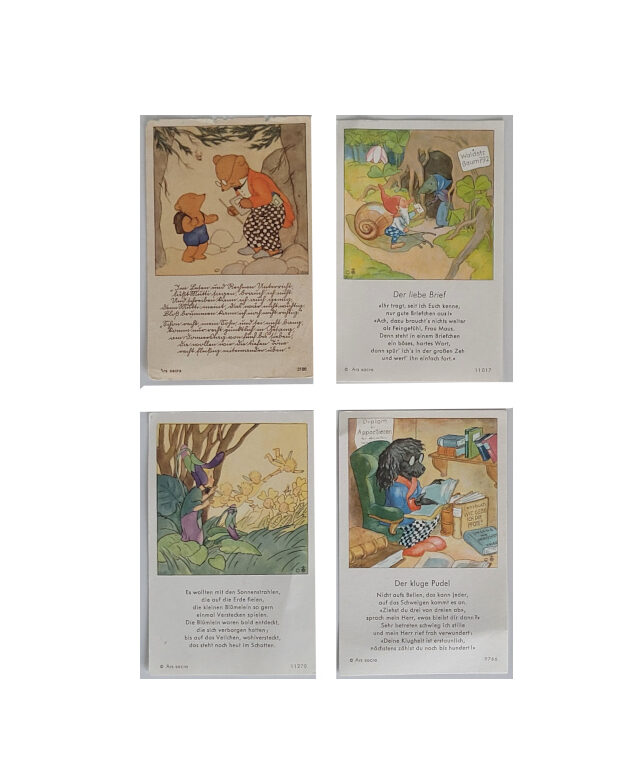 Dies & Das Fleißkärtchen 4 Motive von Ida Bohatta - Ars Sacra