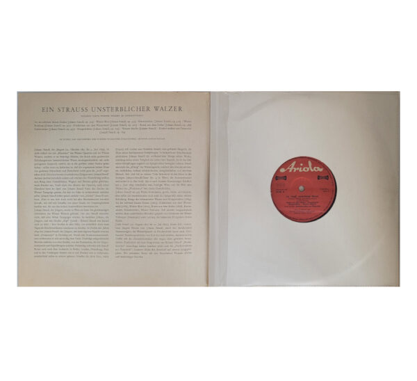 Schallplatte Vinyl LP Ein Strauß unsterblicher Walzer – Bild 2