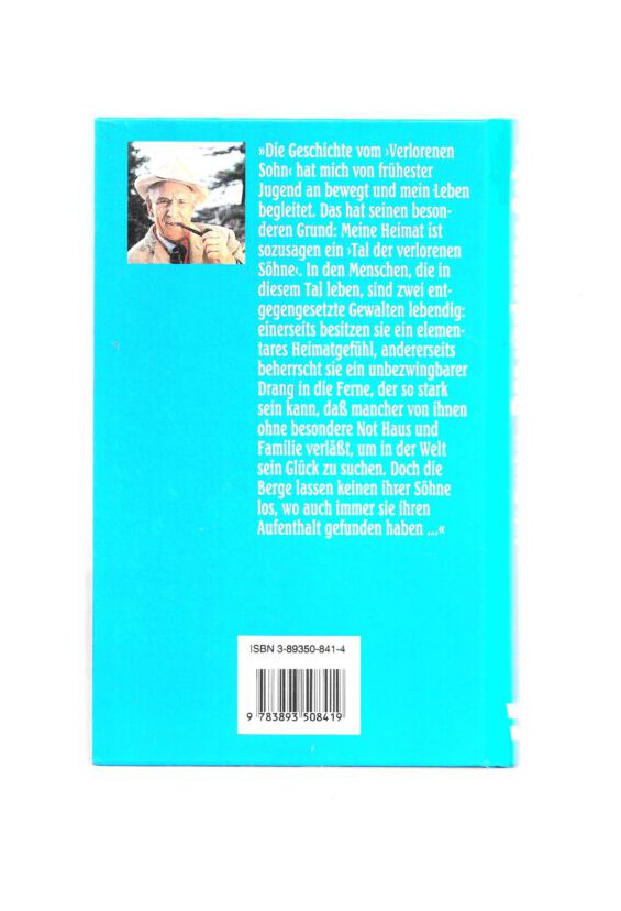 Belletristik Luis Trenker - Der verlorene Sohn - Weltbild Verlag 1994 – Bild 2