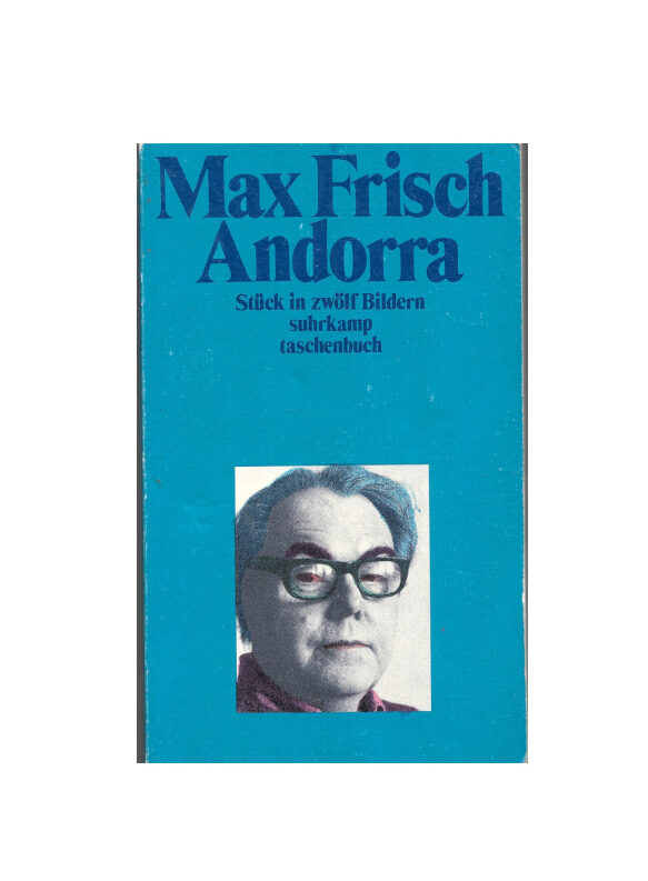 Belletristik Max Frisch - Andorra - Suhrkamp 1975