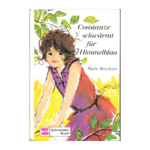 Jugendbuch Marie Brückner - Constanze schwärmt für Himmelblau - Schneider Verlag 1968