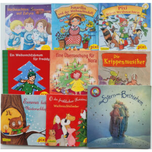Kinderbuch Pixi-Weihnachtsset - 9-Mini-Bücher