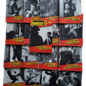 Romanheft Kommissar X - 17 Hefte - Konvolut - Pabel Verlag ca. 1986