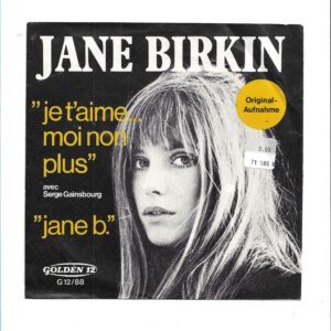 Flohmarkt Vinyl Single Jane Birkin - Je t'aime..moi non plus
