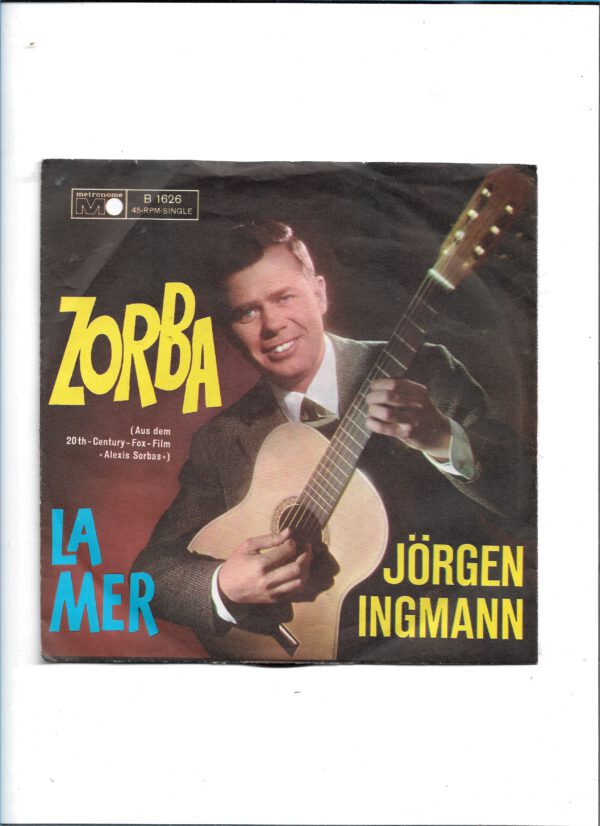 Flohmarkt Vinyl Single Jørgen Ingmann  Zorba / La Mer - Metronome 1965