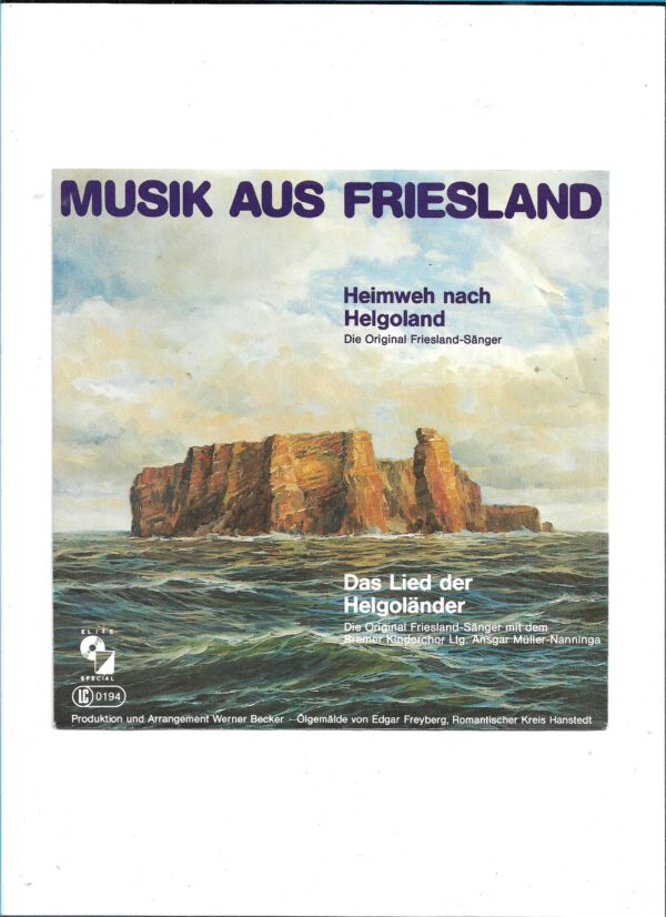 Flohmarkt Vinyl Single Das Lied der Helgoländer - Elite 1982