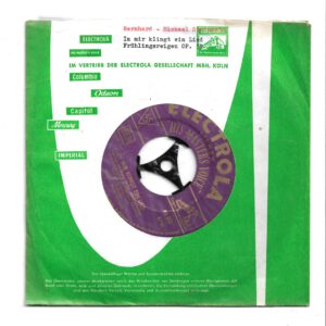 Flohmarkt Vinyl Single Rudolf Schock - In mir klingt ein Lied - Electrola