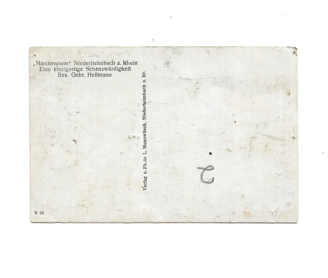 Foto Ansichtskarte Märchenpark Niederheimbach Die sieben Geißlein – Bild 2