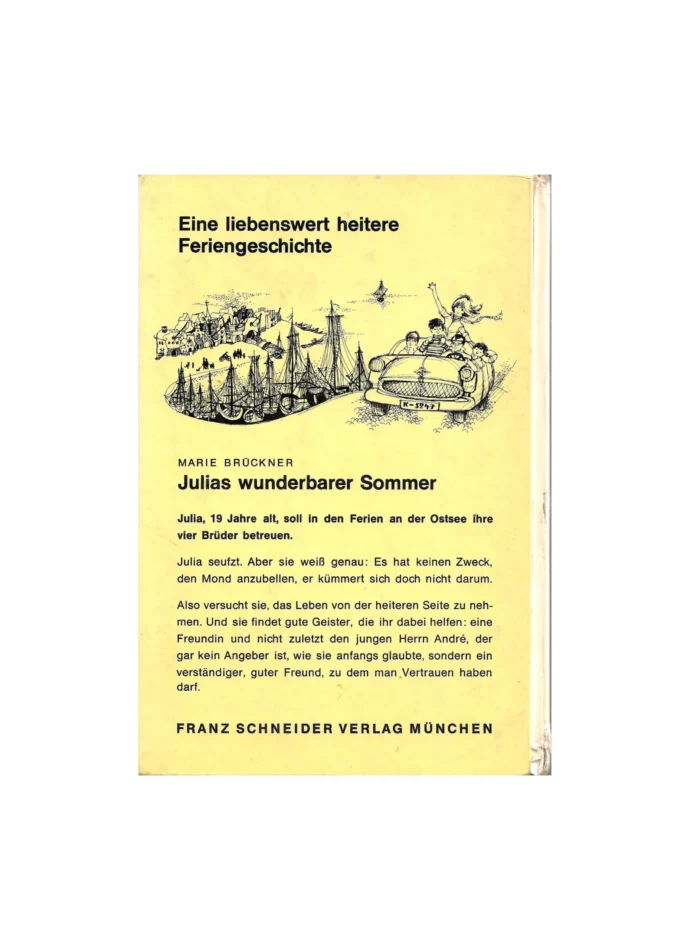 Jugendbuch Marie Brückner - Julias wunderbarer Sommer – Bild 2