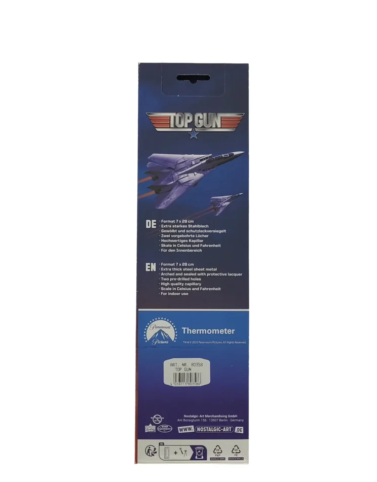 Thermometer Top Gun (Nostalgic Art) – Bild 2
