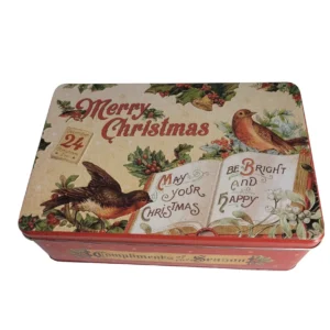 Vorratsdose Blechdose flach Merry Christmas 2,5 L (Nostalgic Art)