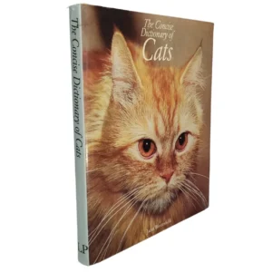 „The Concise Dictionary of Cats – Janet Bloomfield, englisches Hardcover mit orangefarbener Langhaarkatze, EAN 9780905666046.“